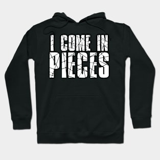 Funny Saying - I Come In Pieces Hoodie